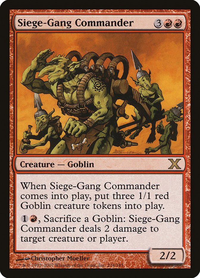 Siege-Gang Commander [Tenth Edition] | Local Legends