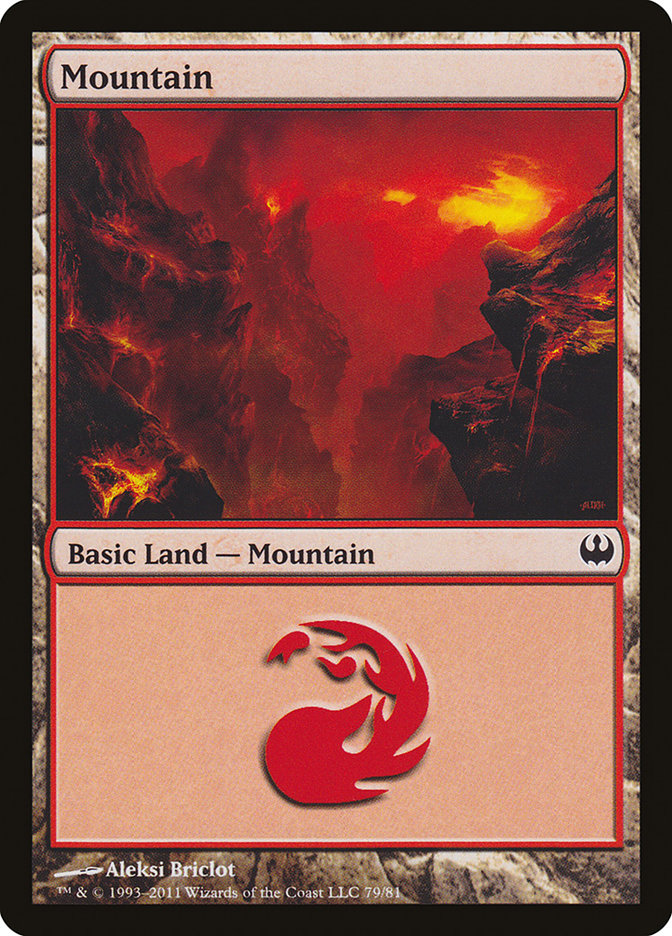 Mountain (79) [Duel Decks: Knights vs. Dragons] | Local Legends