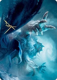 Cyclone Summoner Art Card (Gold-Stamped Signature) [Kaldheim Art Series] | Local Legends