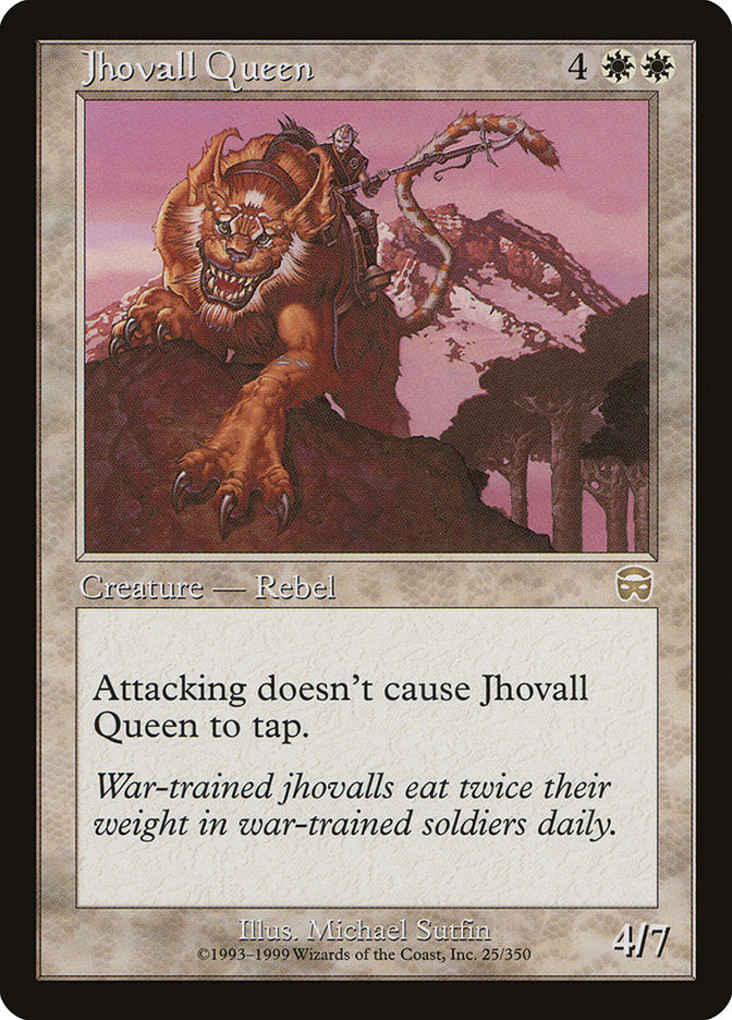 Jhovall Queen [Mercadian Masques] | Local Legends