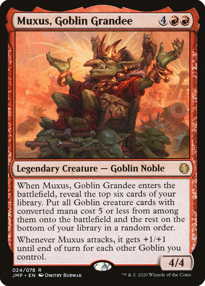 Muxus, Goblin Grandee [Jumpstart] | Golgari Games