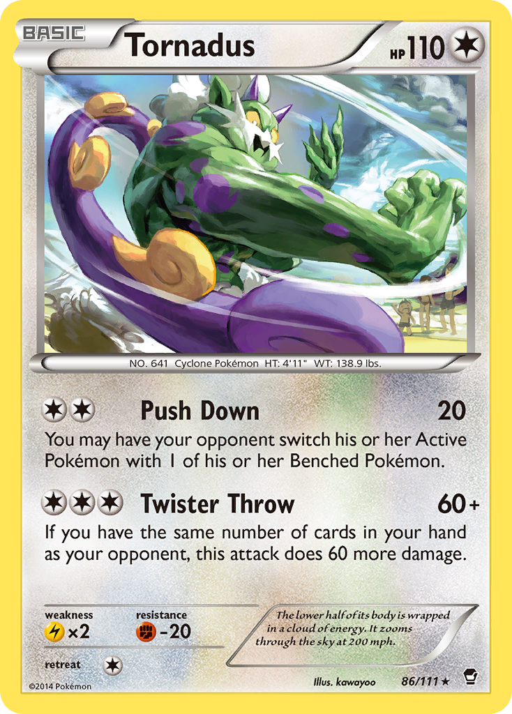 Tornadus (86/111) [XY: Furious Fists] | Golgari Games