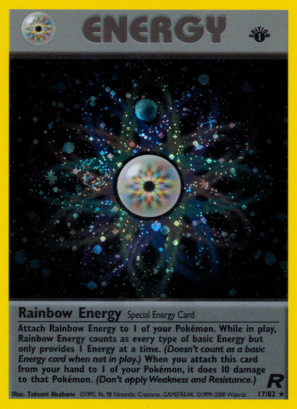 Rainbow Energy (17/82) [Team Rocket 1st Edition] | Golgari Games