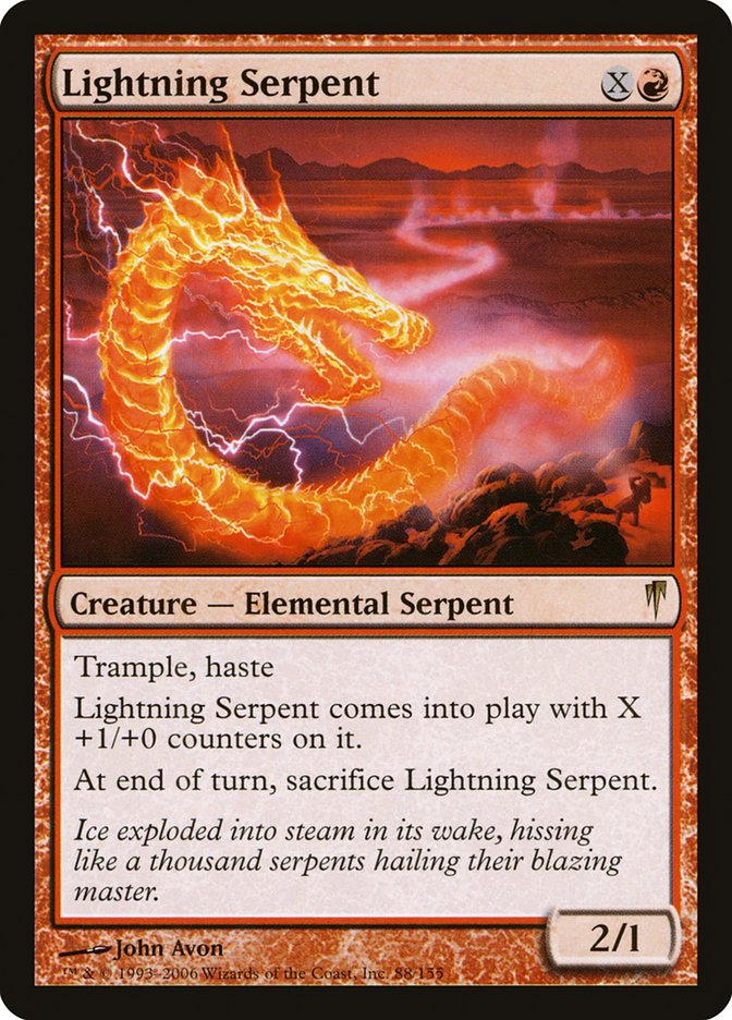 Lightning Serpent [Coldsnap] | Golgari Games