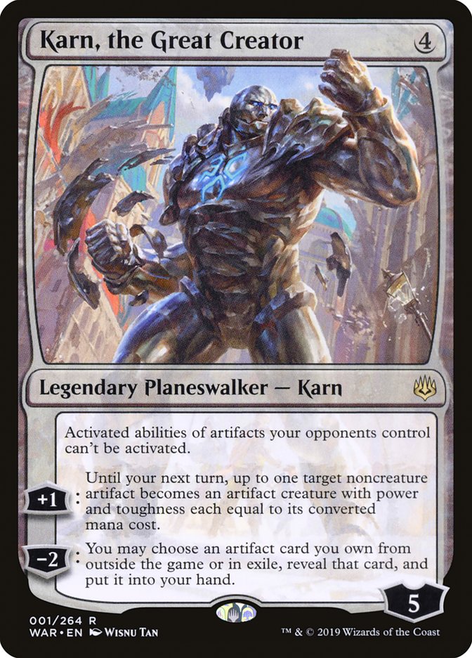 Karn, the Great Creator [War of the Spark] | Golgari Games