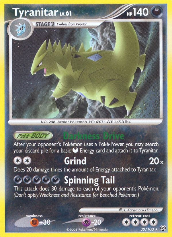 Tyranitar (30/100) [Diamond & Pearl: Stormfront] | Golgari Games