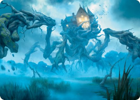 Creeping Inn Art Card [Innistrad: Midnight Hunt Art Series] | Golgari Games