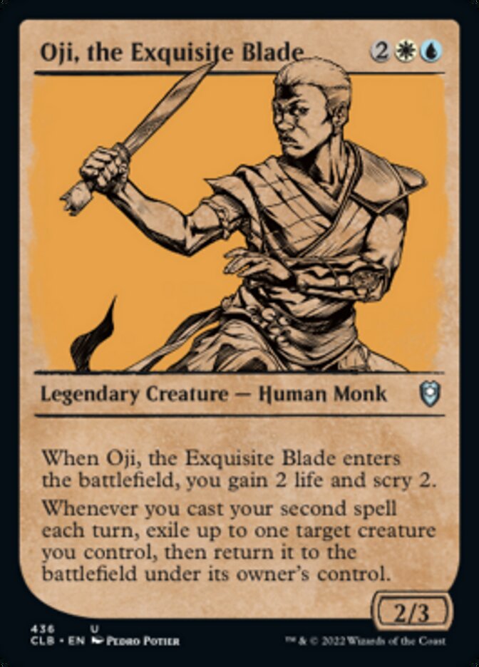 Oji, the Exquisite Blade (Showcase) [Commander Legends: Battle for Baldur's Gate] | Local Legends