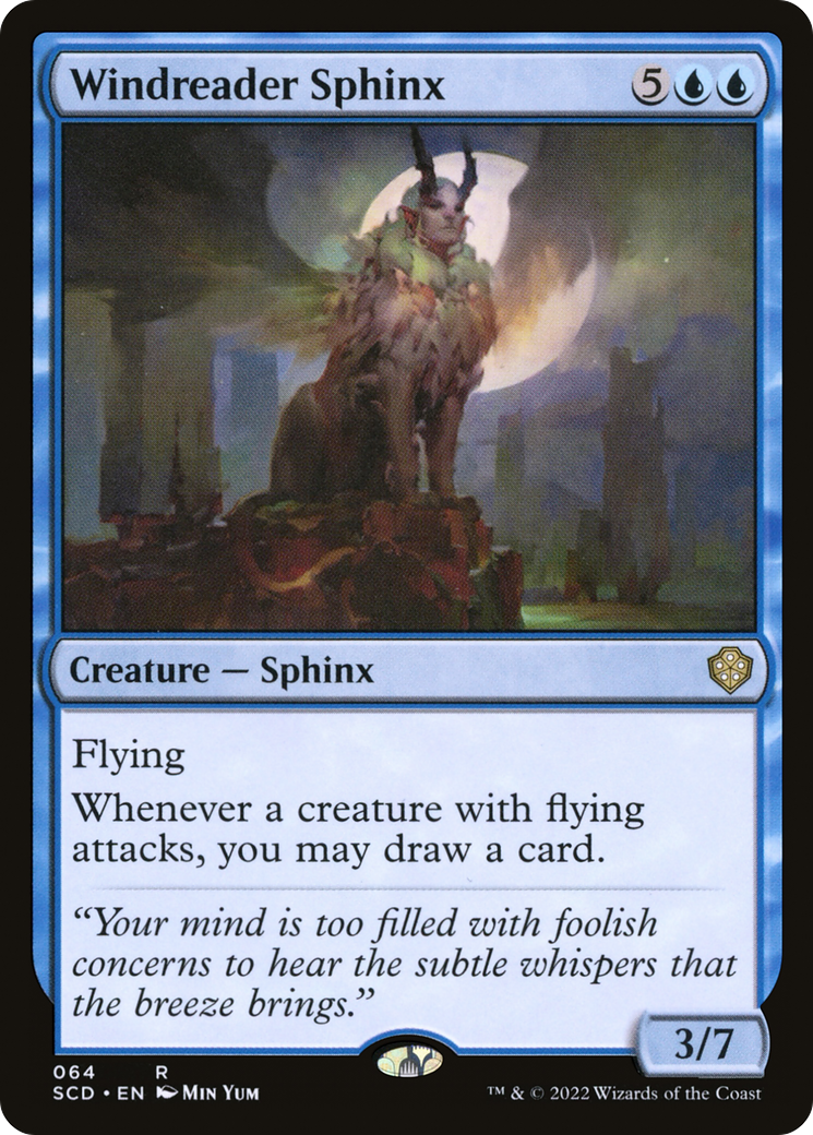 Windreader Sphinx [Starter Commander Decks] | Golgari Games