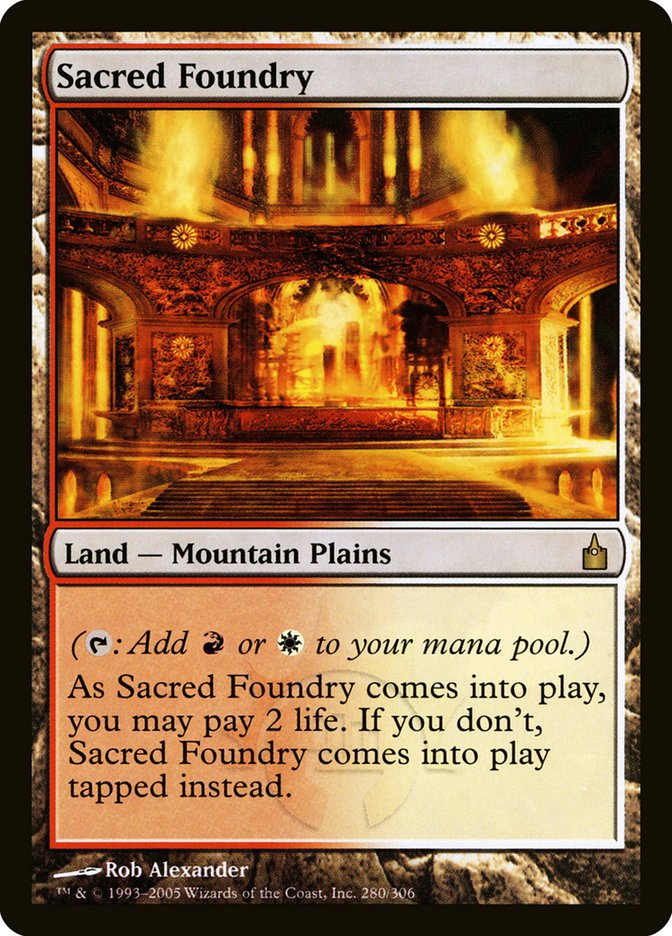 Sacred Foundry [Ravnica: City of Guilds] | Local Legends