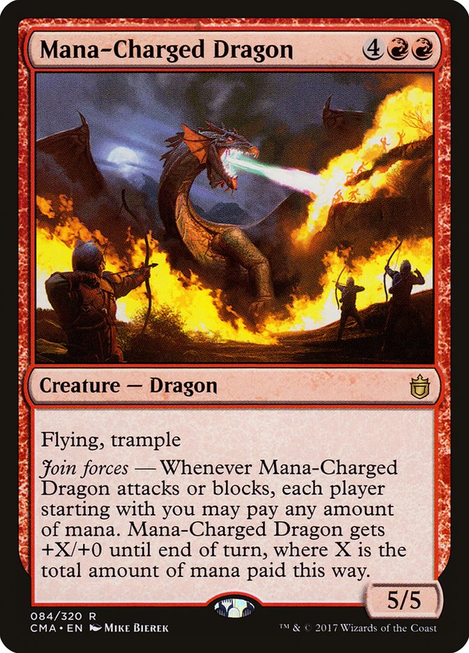 Mana-Charged Dragon [Commander Anthology] | Golgari Games