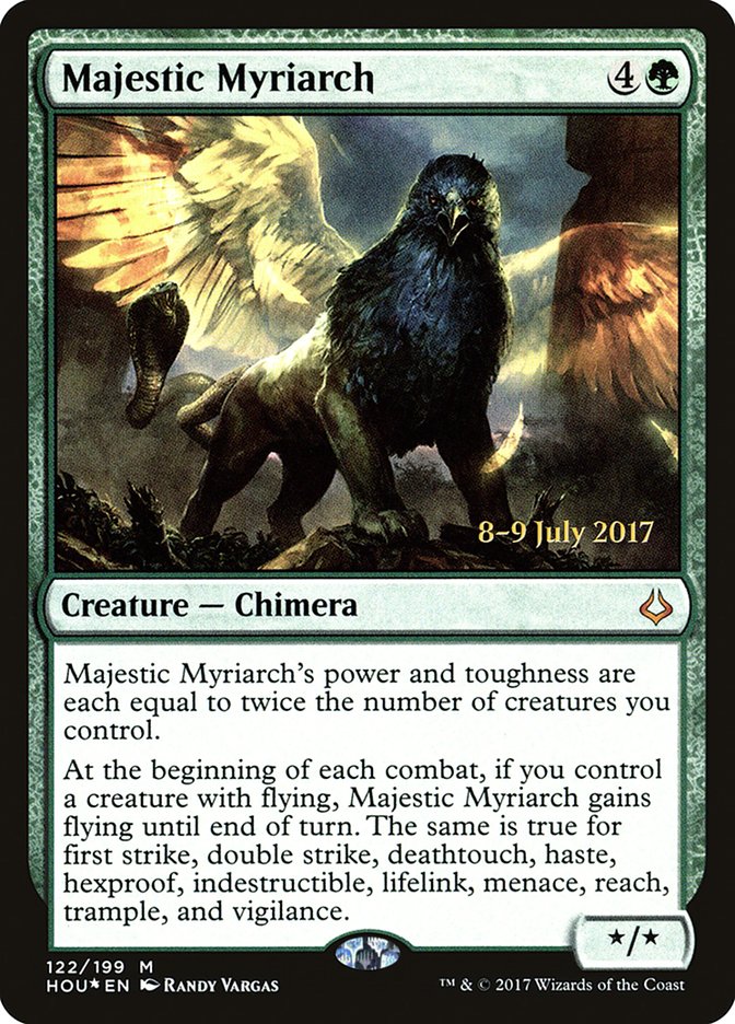 Majestic Myriarch [Hour of Devastation Prerelease Promos] | Golgari Games