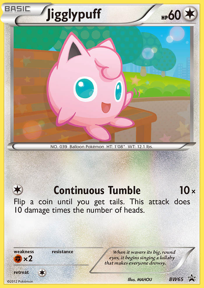 Jigglypuff (BW65) [Black & White: Black Star Promos] | Golgari Games