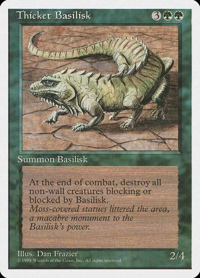 Thicket Basilisk [Fourth Edition] | Local Legends