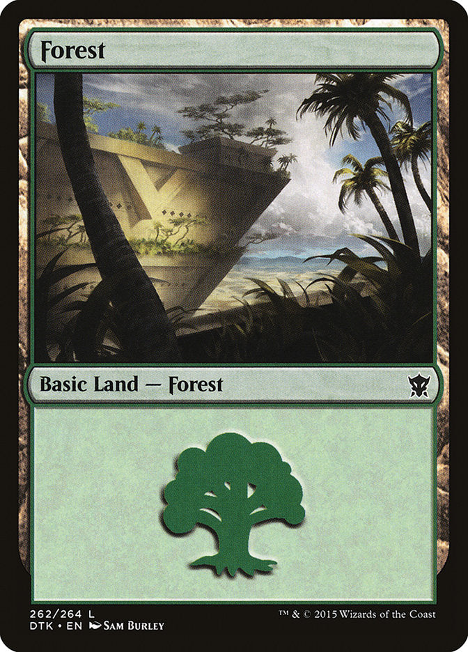 Forest (262) [Dragons of Tarkir] | Golgari Games