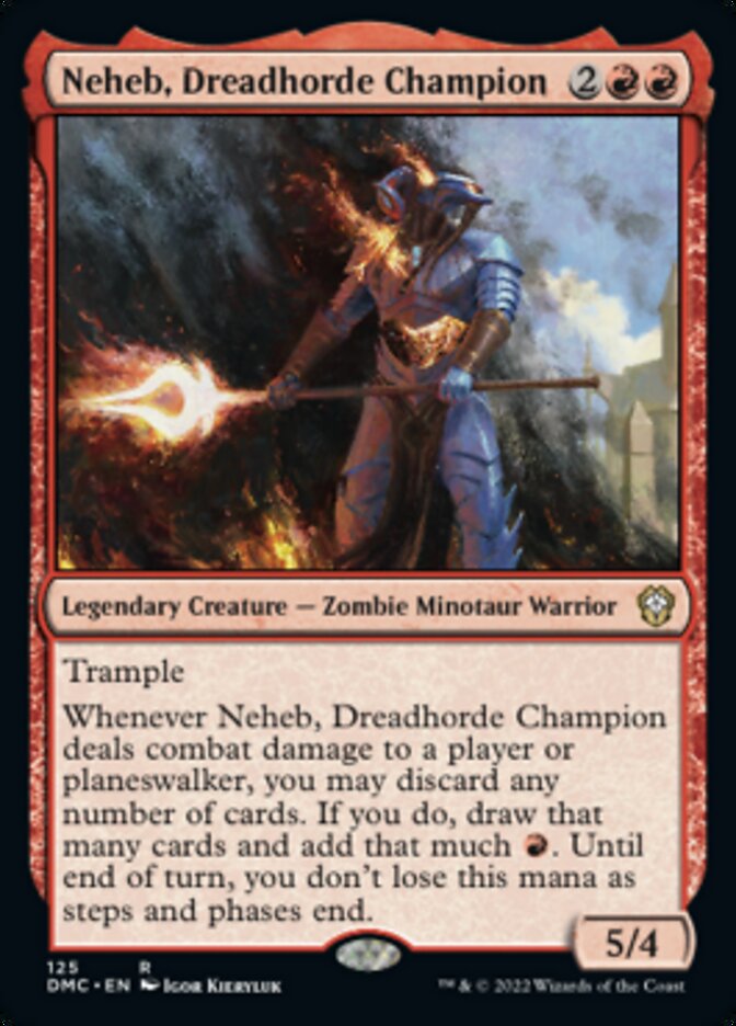 Neheb, Dreadhorde Champion [Dominaria United Commander] | Local Legends