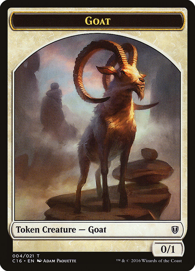 Goat Token [Commander 2016 Tokens] | Golgari Games