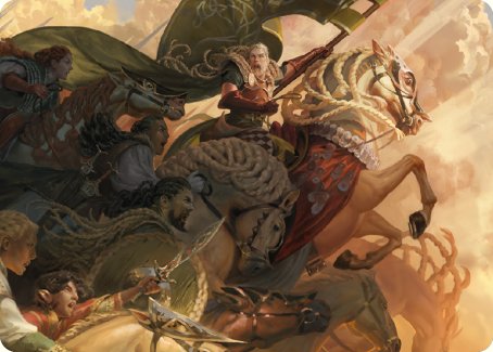 Marshal's Anthem Art Card [The Lord of the Rings: Tales of Middle-earth Art Series] | Local Legends