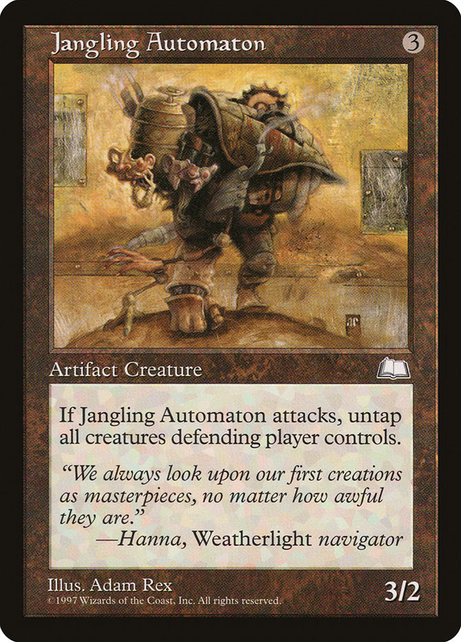 Jangling Automaton [Weatherlight] | Golgari Games