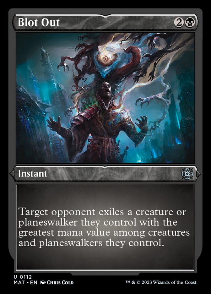 Blot Out (Foil Etched) [March of the Machine: The Aftermath] | Local Legends