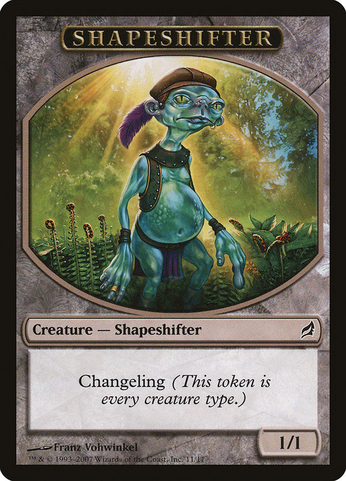 Shapeshifter Token [Lorwyn Tokens] | Golgari Games