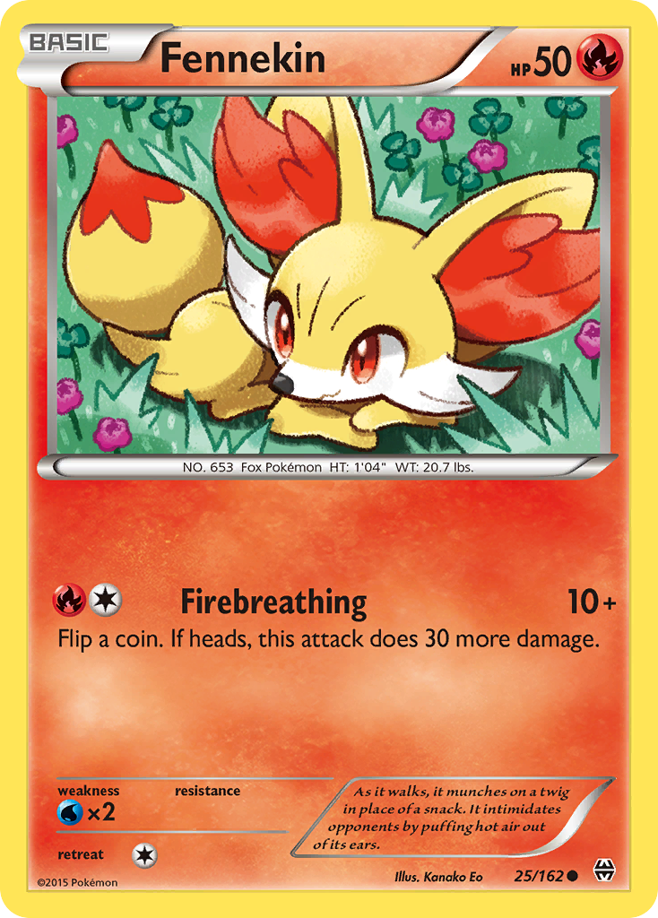 Fennekin (25/162) [XY: BREAKthrough] | Golgari Games