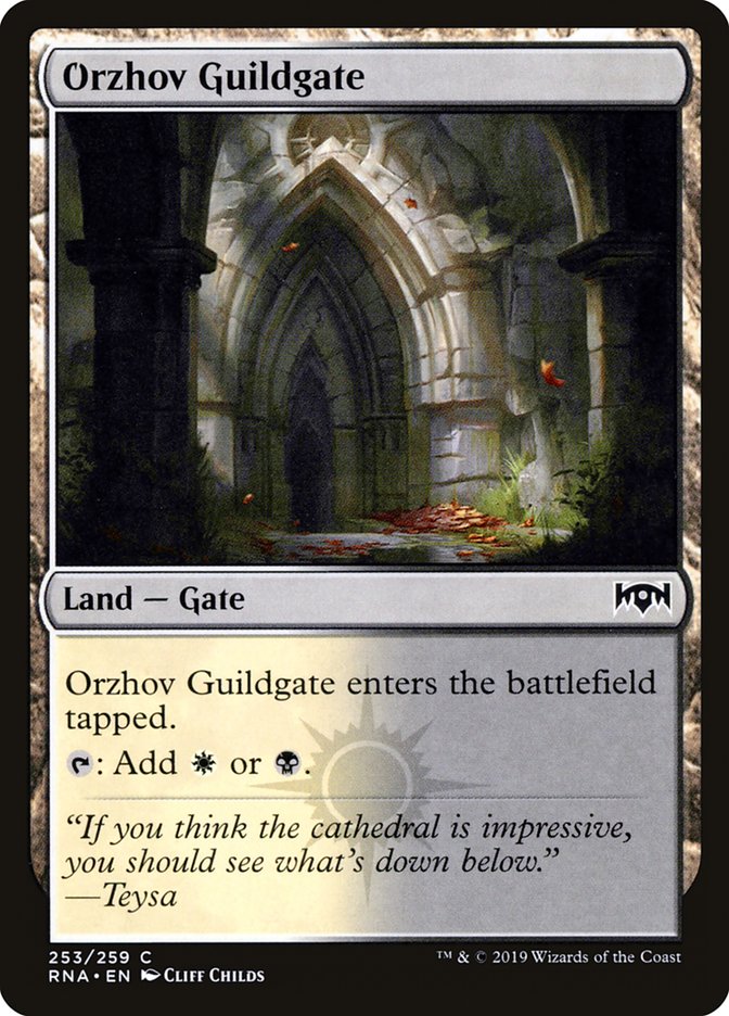 Orzhov Guildgate (253/259) [Ravnica Allegiance] | Golgari Games