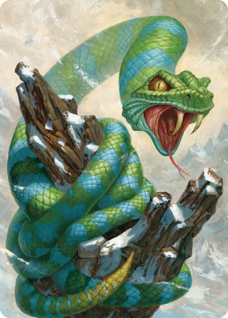 Ohran Frostfang Art Card [Commander Masters Art Series] | Local Legends