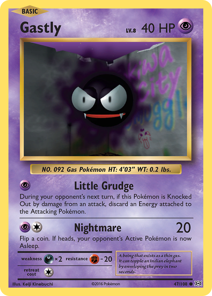 Gastly (47/108) [XY: Evolutions] | Golgari Games