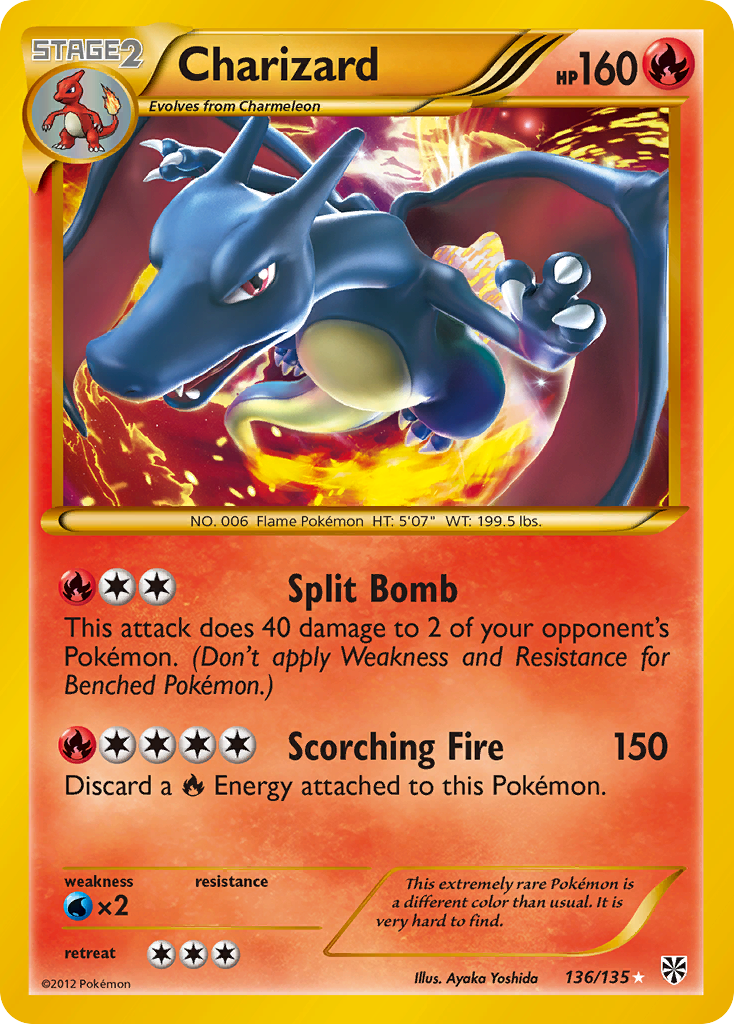 Charizard (136/135) [Black & White: Plasma Storm] | Golgari Games