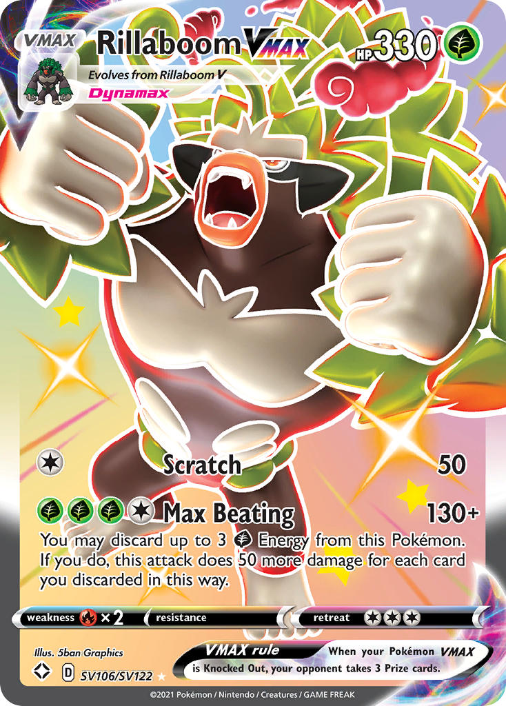 Rillaboom VMAX (SV106/SV122) [Sword & Shield: Shining Fates] | Local Legends