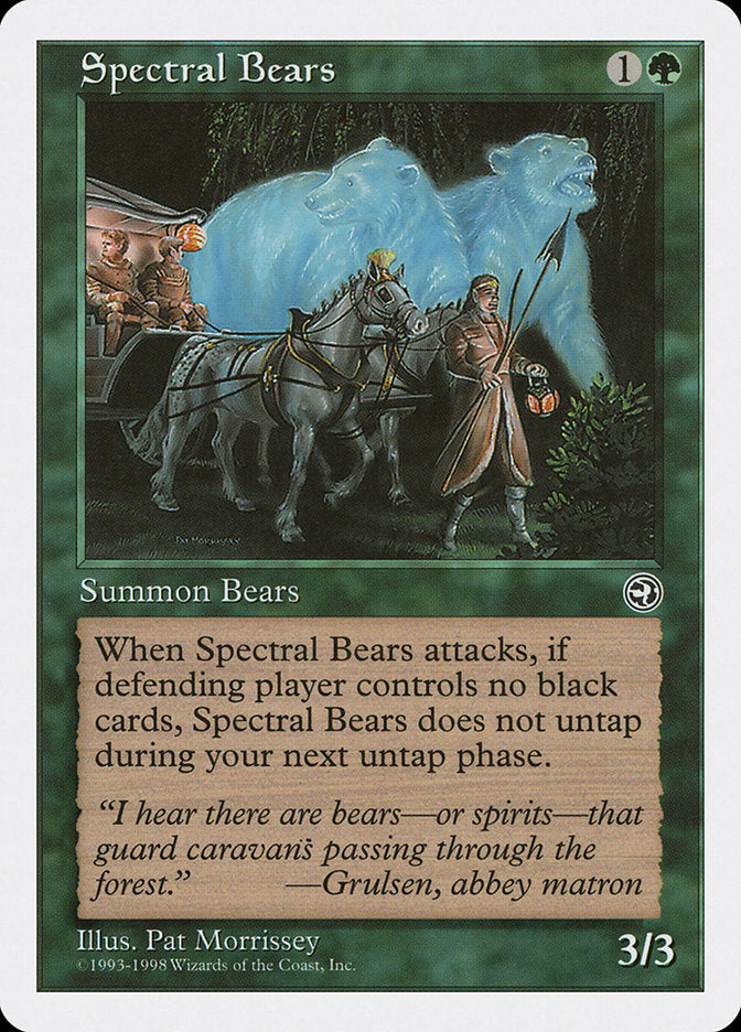 Spectral Bears [Anthologies] | Golgari Games