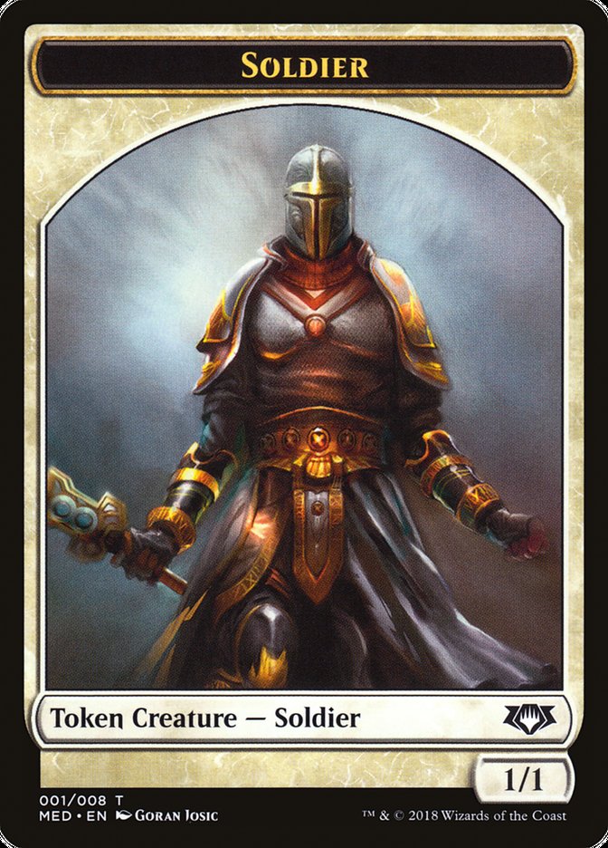 Soldier Token [Mythic Edition Tokens] | Golgari Games