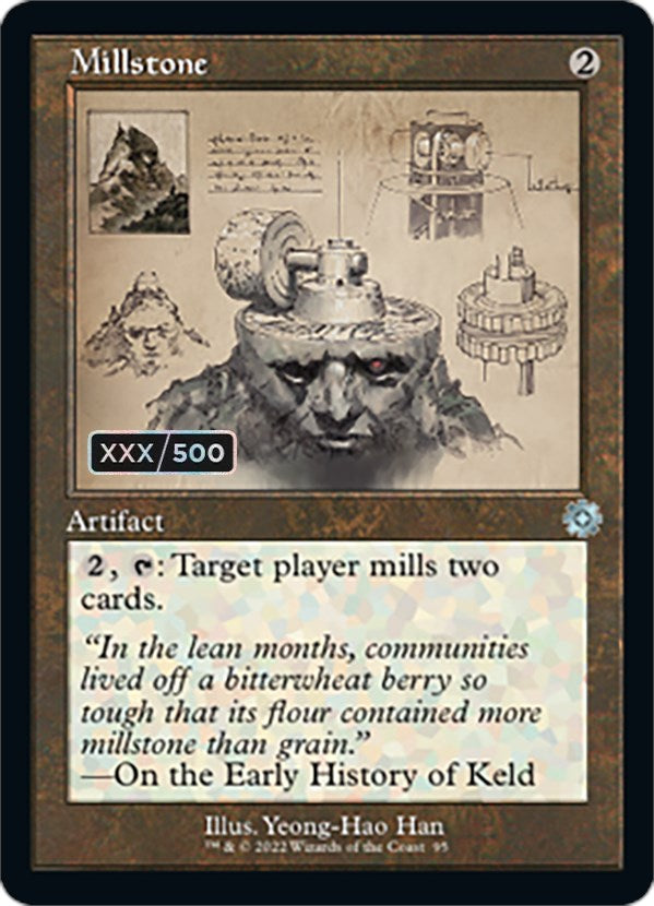 Millstone (Retro Schematic) (Serial Numbered) [The Brothers' War Retro Artifacts] | Local Legends