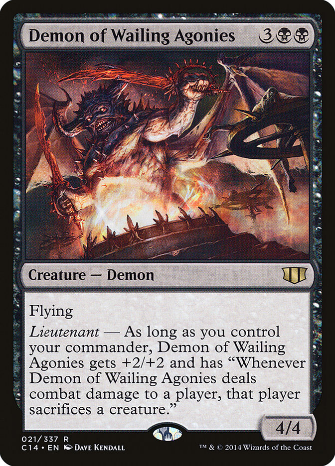 Demon of Wailing Agonies [Commander 2014] | Golgari Games