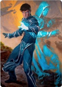 Jace, Mirror Mage 1 Art Card [Zendikar Rising Art Series] | Golgari Games