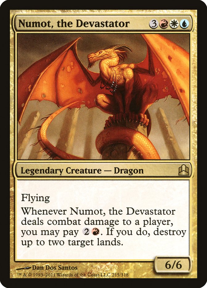 Numot, the Devastator [Commander 2011] | Local Legends