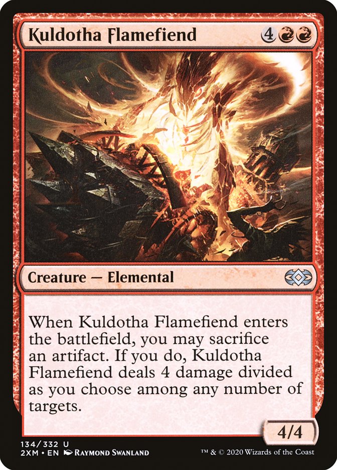 Kuldotha Flamefiend [Double Masters] | Local Legends