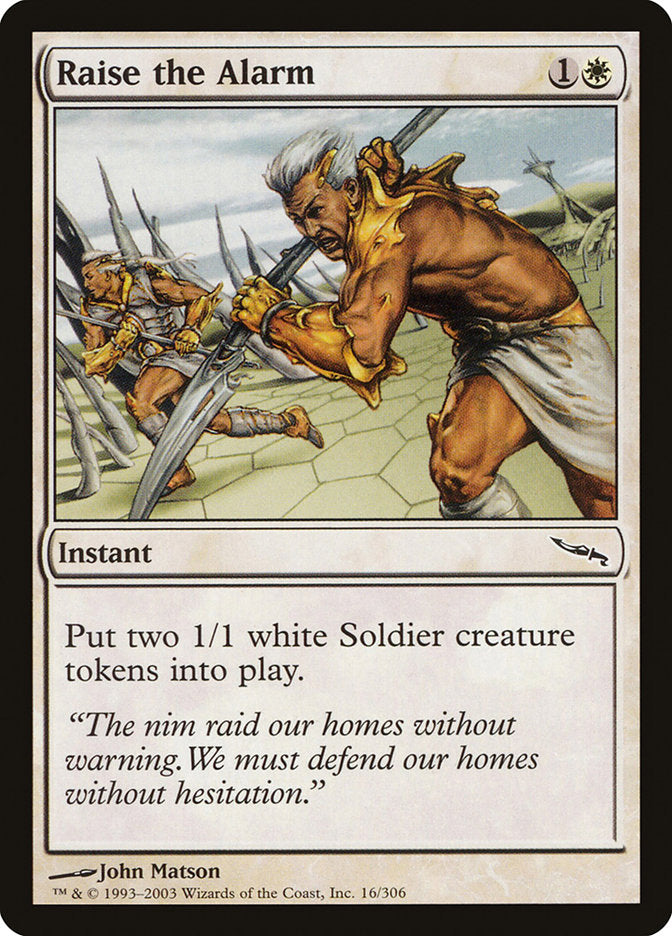 Raise the Alarm [Mirrodin] | Local Legends