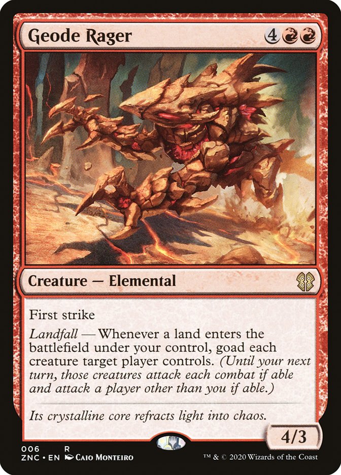 Geode Rager [Zendikar Rising Commander] | Local Legends