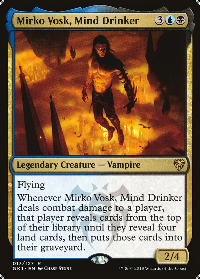 Mirko Vosk, Mind Drinker [Guilds of Ravnica Guild Kit] | Golgari Games