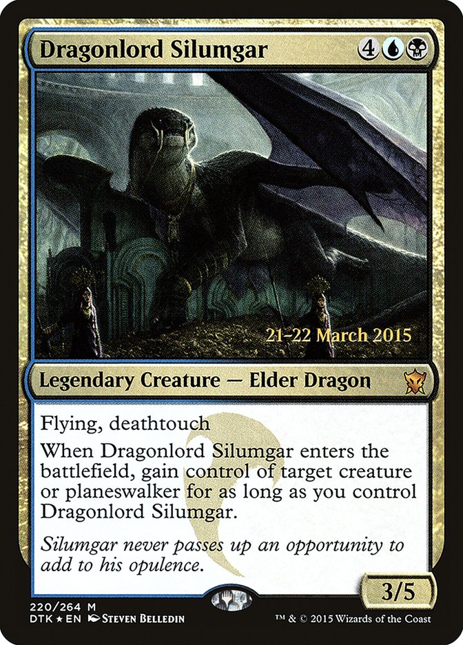 Dragonlord Silumgar [Dragons of Tarkir Prerelease Promos] | Golgari Games