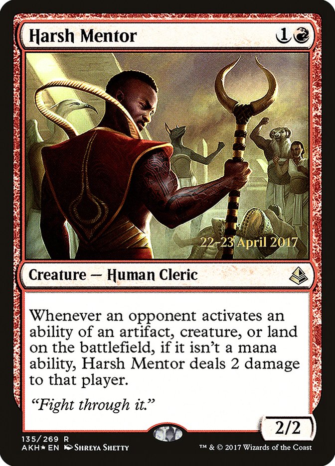 Harsh Mentor [Amonkhet Prerelease Promos] | Golgari Games