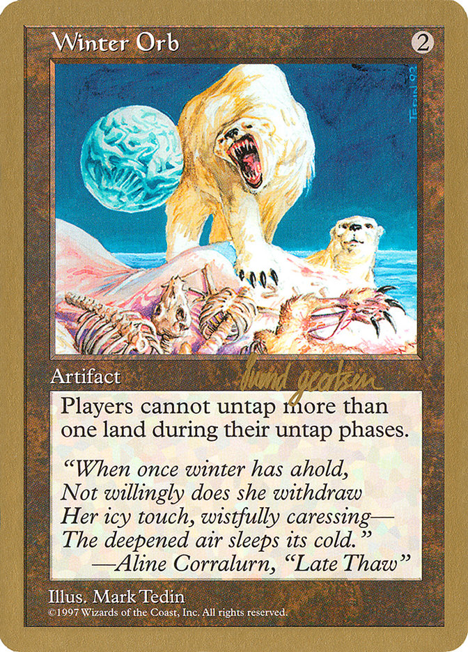 Winter Orb (Svend Geertsen) [World Championship Decks 1997] | Golgari Games