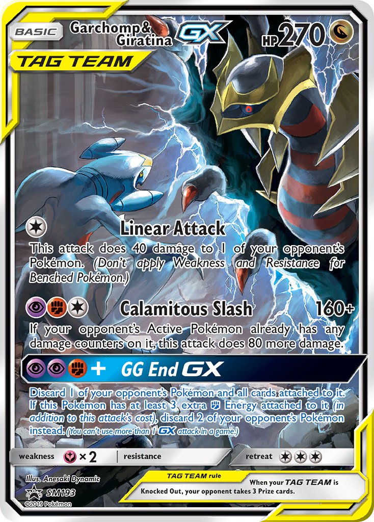 Garchomp & Giratina GX (SM193) [Sun & Moon: Black Star Promos] | Golgari Games