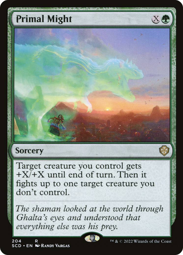 Primal Might [Starter Commander Decks] | Local Legends