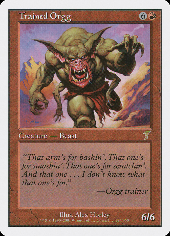 Trained Orgg [Seventh Edition] | Local Legends
