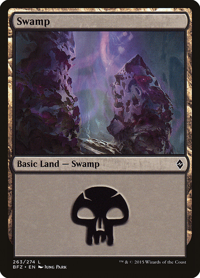 Swamp (263a) [Battle for Zendikar] | Local Legends