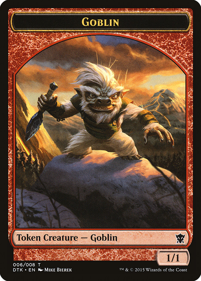Goblin Token [Dragons of Tarkir Tokens] | Local Legends