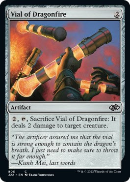 Vial of Dragonfire [Jumpstart 2022] | Golgari Games